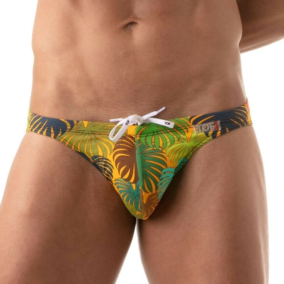 DESIGNER 1" SWIM BRIEF BY TOF OF PARIS, SIZE "S" (28"-31") - (Pre-Owned) - Picture 1 of 8